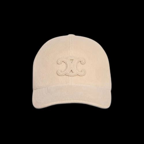CELINE Triomphe Baseball Cap 'Cream'