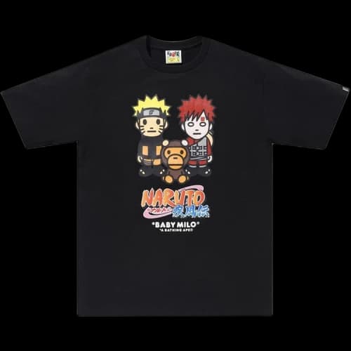 BAPE x Naruto Milo #7 Tee 'Black'