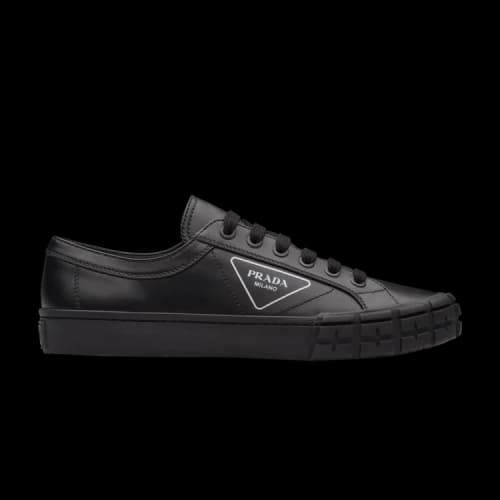 Prada Cassetta Wheel Leather Low 'Black'