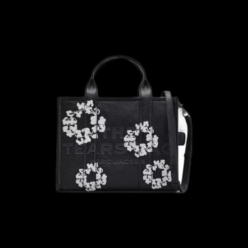 Marc Jacobs x Denim Tears Leather Medium Tote Bag 'Black'