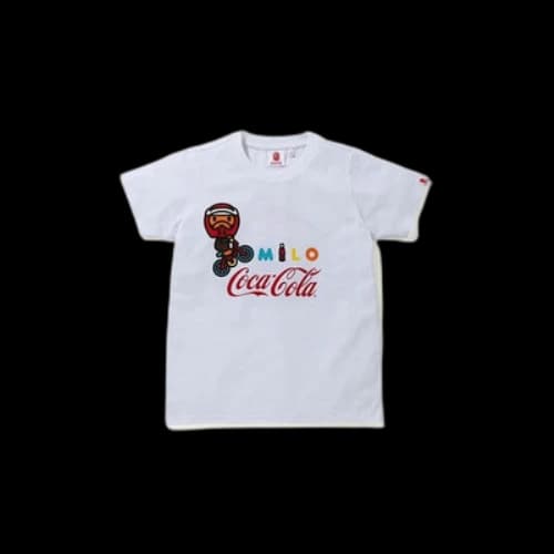 BAPE x COCA COLA Logo Short-sleeved Unisex White