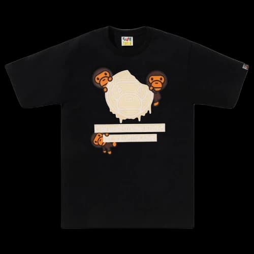 BAPE Valentine Chocolate Baby Milo Tee 'Black'