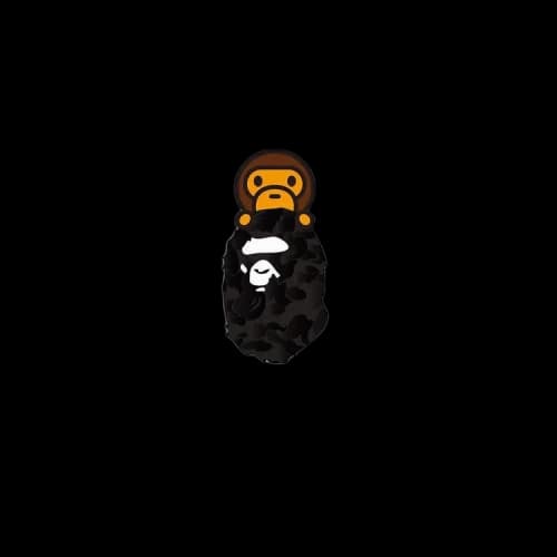BAPE Ink Camo Milo On Ape Head Tee 'White'