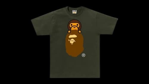 BAPE Milo On Ape Head Tee Blue
