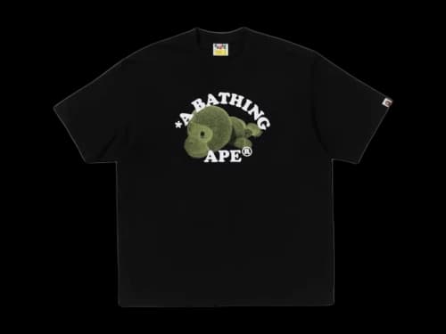 BAPE Milo College Relaxed Fit Tee Black