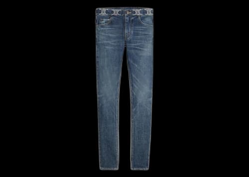 Celine Clean Dark Union Wash Denim Neo Skinny Jeans Clean Dark Union Wash