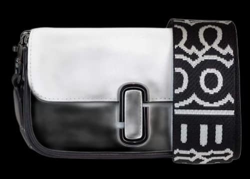 Marc Jacobs The Mini Shoulder Bag Black/White