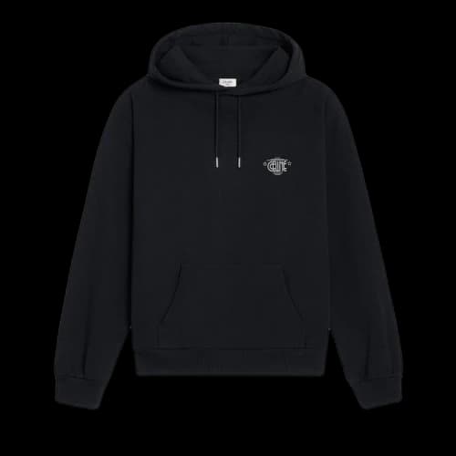 CELINE Loose Hoodie 'Melange/Burgundy'