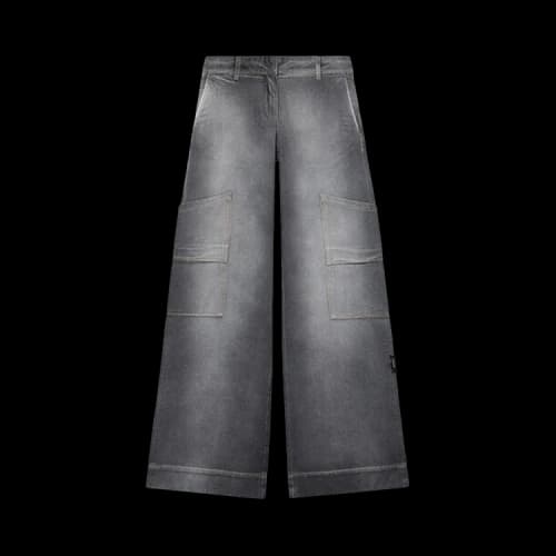 Off-White Denim Toybox Cargo Pants 'Bleach Black'
