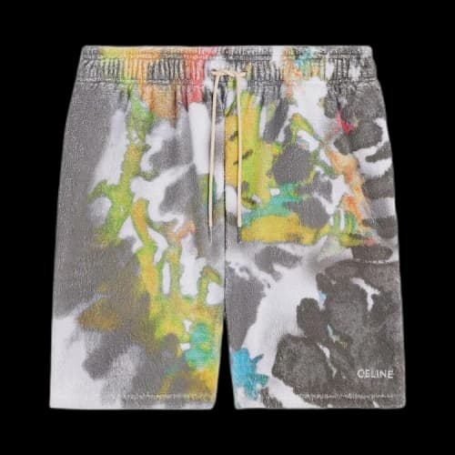 CELINE Shorts 'Multicolor/Off White'