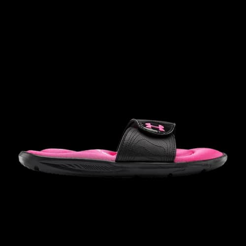 Under Armour Ignite 9 Slide GS 'Black Pink Surge'