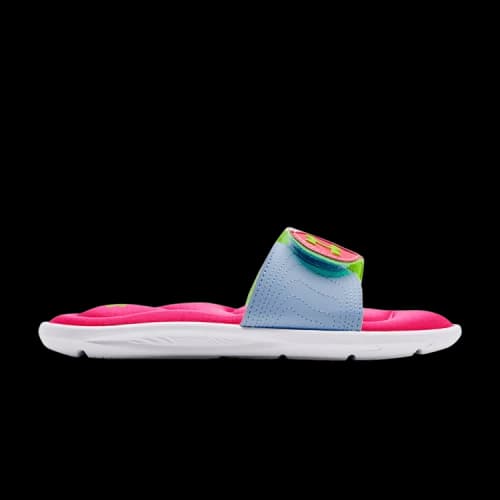 Under Armour Ignite 9 Slide GS 'White Penta Pink'