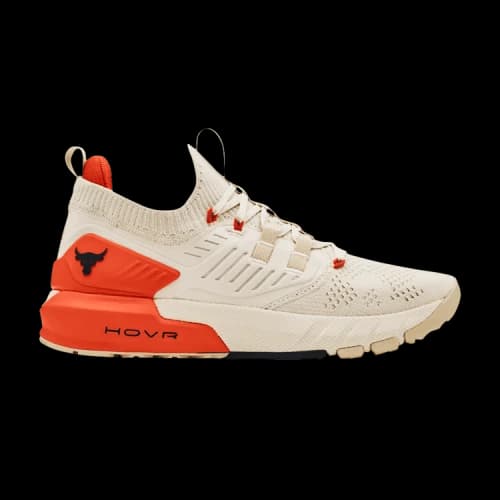 Under Armour Project Rock 3 Summit White Rogue Orange