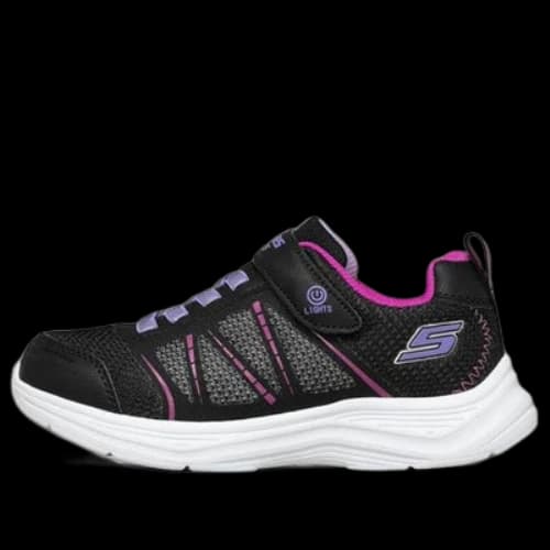 (GS) Skechers Glimmer Kicks 'Black Pink'
