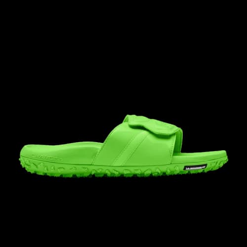 Under Armour Fat Tire Slides 'Hyper Green'