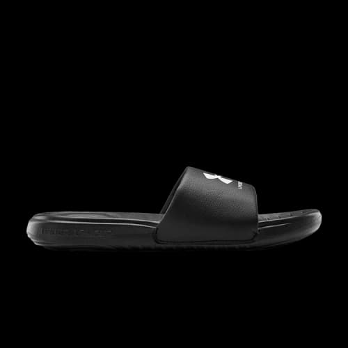 Under Armour Ansa Fixed Slides 'Black White' (Women's)