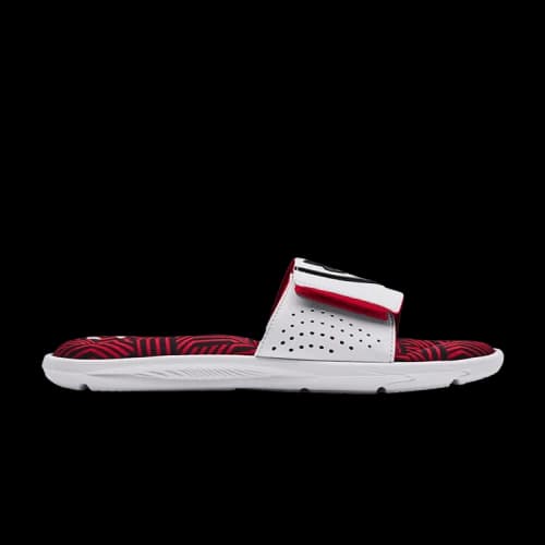 Under Armour Ignite 6 Graphic Strap Slide 'White Red'