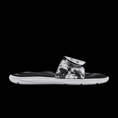 Under Armour Ignite 6 Graphic Strap Slide 'Black White' (Women's)