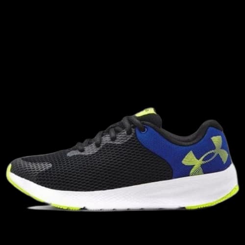 (GS) Under Armour Charged Pursuit 2 Big 'Black Blue'