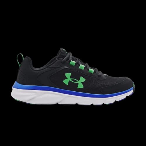 Under Armour Assert 9 GS 'Black Versa Blue'