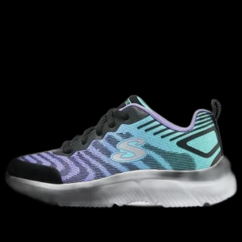 (GS) Skechers Girls Go Run 650 'Black Purple Green'