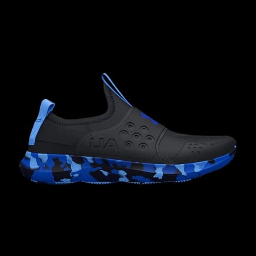 Under Armour Runplay GS 'Black Carolina Blue Camo'
