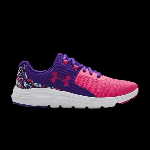 (GS) Under Armour Outhustle Print 'Gala White'