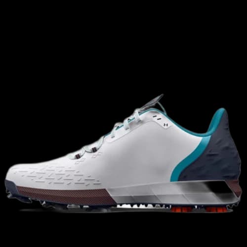 Under Armour HOVR Drive 2 Wide Golf Shoes 'White Teal'