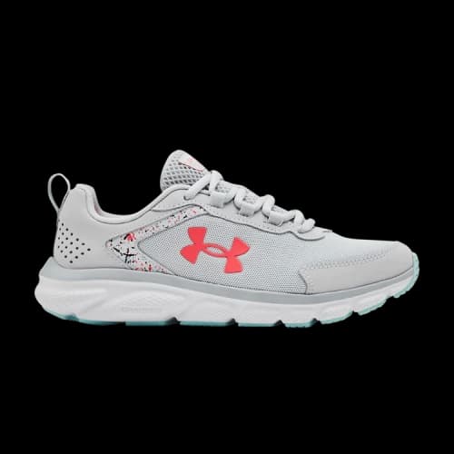 Under Armour Charged Assert 9 'Paint Splatter - Halo Grey Pink' (Women's)