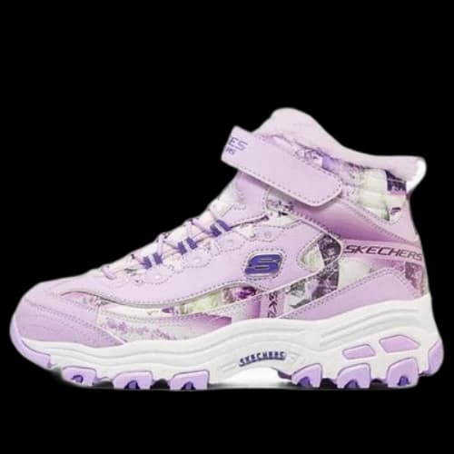(GS) Skechers D'lites Boots 'Purple'