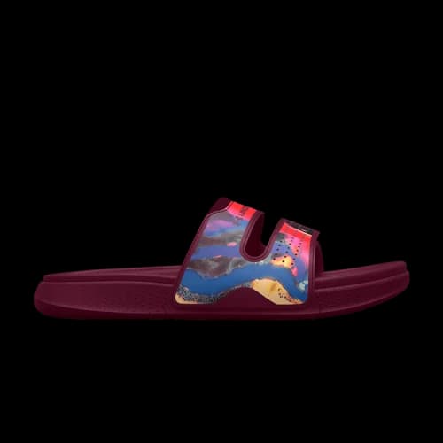 Under Armour Ansa Studio Slides 'Graphic Bolt Red' (Women's)