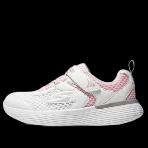 (GS) Skechers Go Run 400 V2 'White Pink'