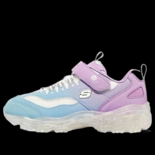 (GS) Skechers Ice D'lites 'Blue Purple'