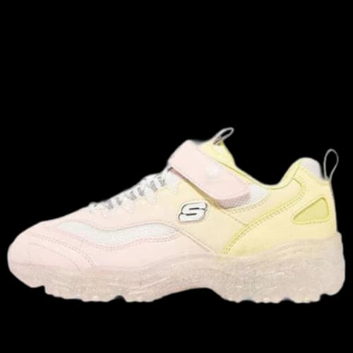 (GS) Skechers Ice D'lites 'Pink Yellow'