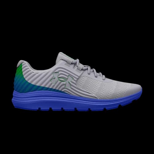 Under Armour Outhustle Printed GS 'Mod Grey Versa Blue'