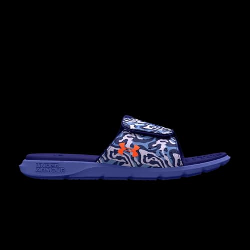 Under Armour UA Ignite Pro Graphic Strap Slides 'Blue Purple' (Women's)