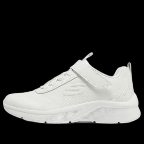 (GS) Skechers Microspec Classmate Cutie 'White'