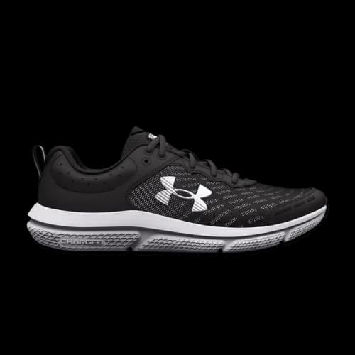(GS) Under Armour Assert 10 AC Wide 'Black White'