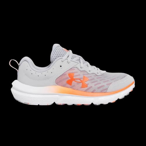 Under Armour Assert 10 AC GS Wide 'Mod Grey Ares Red'
