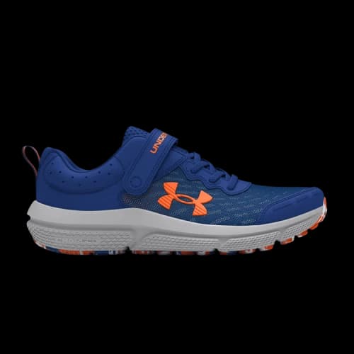 Under Armour Assert 10 AC PS Wide 'Tech Blue Orange Blast'