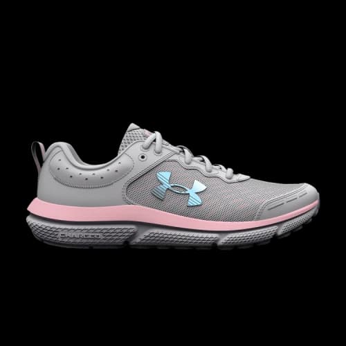 (GS) Under Armour Assert 10 AC 'Halo Grey Pink Sugar'