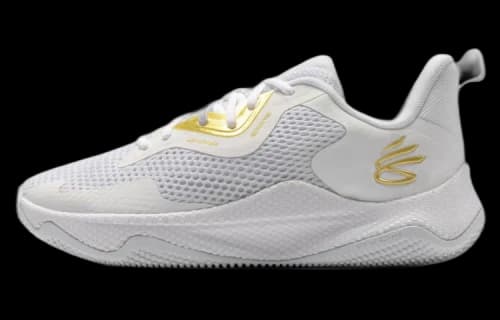 Curry HOVR Splash 3 'White Metallic Gold'