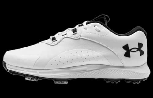Under Armour Charged Draw 2 Golf Wide 'White Black'