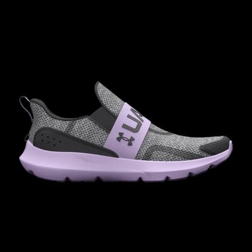 (PS) Under Armour Surge 3 Slip 'Jet Grey Nebula Purple'