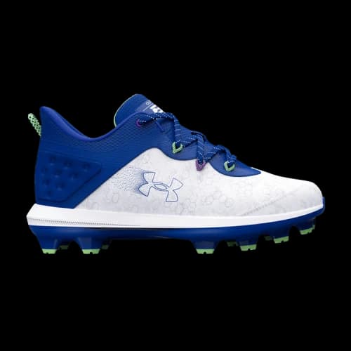 (GS) Under Armour Harper 8 TPU Jr. Baseball Cleats 'Blue White'