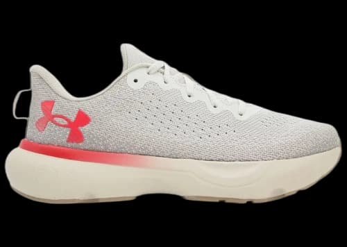 Under Armour Infinite Summit White Khaki Base Racer Red