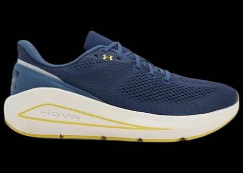 Under Armour Sonic 7 Washed Navy Nu Blue Yellow Shade
