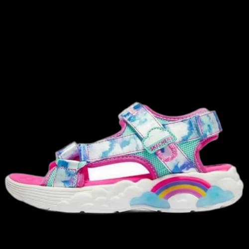 (GS) Skechers Rainbow Racer 'Pink Blue'