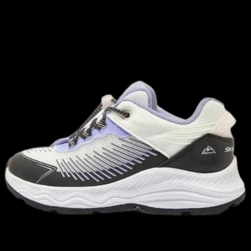 (GS) Skechers Lifestyle Sneakers 'White Black Purple'