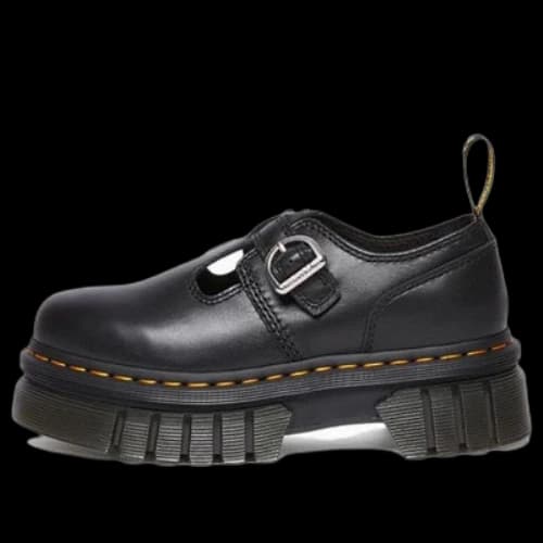 Dr. Martens Audrick Nappa Lux Platform Mary Jane 'Black' (Women's)